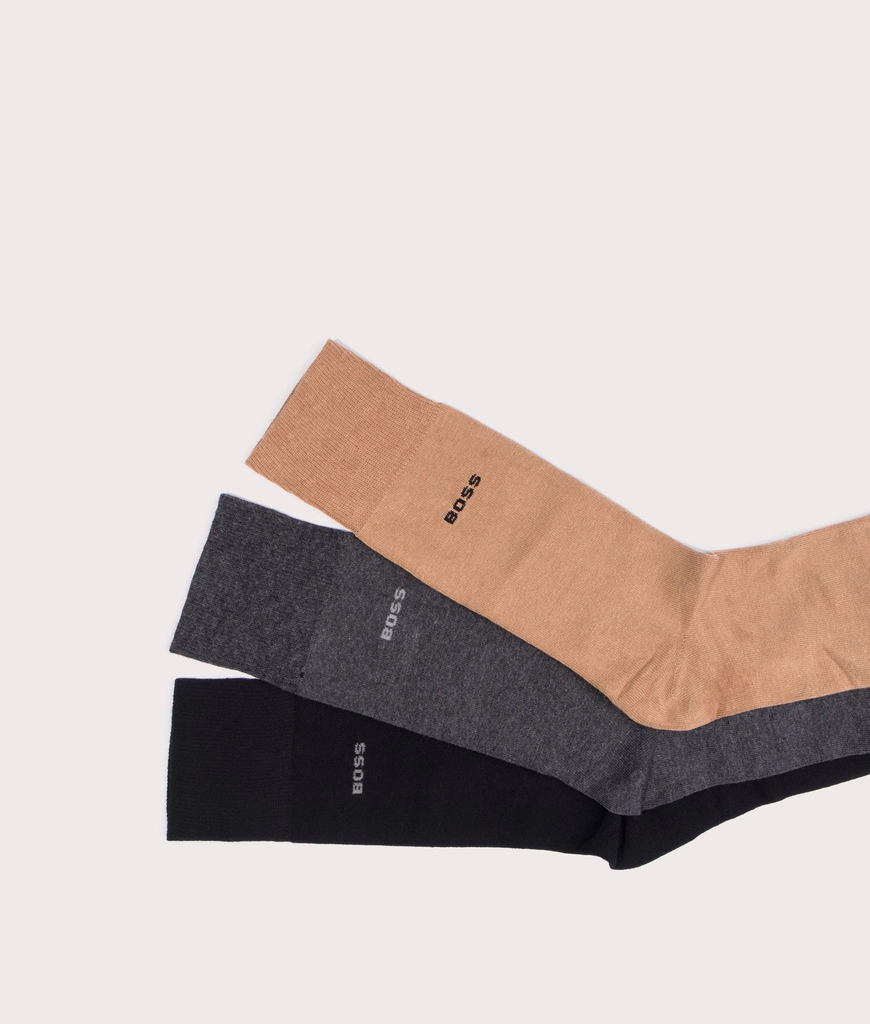 Hugo Boss Mens 3 Pack RS Socks GiftSet Uni CC